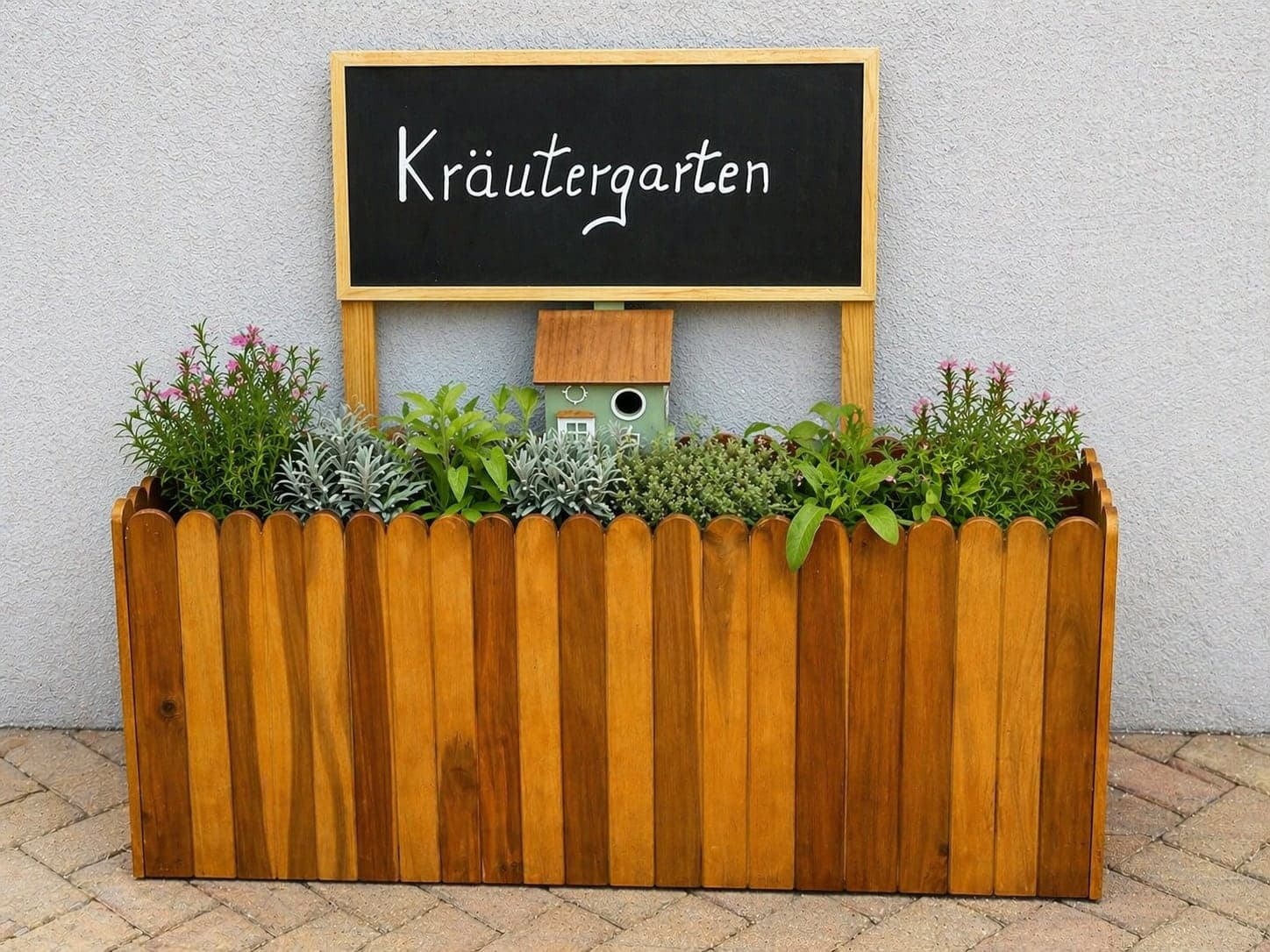 Eigener Kräutergarten mit frischen Kräutern